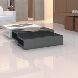 Porcelanato Blanco Marfil Pulido 60x60cm en Estar y Hall